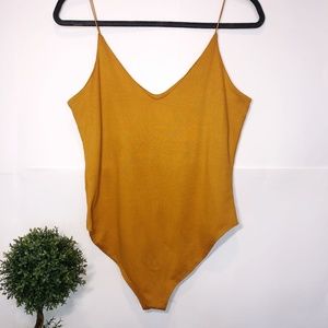 Gaze Bright Yellow Strap Bodysuit